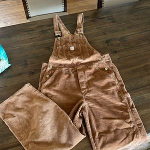 Aritzia TNA corduroy overalls size Small